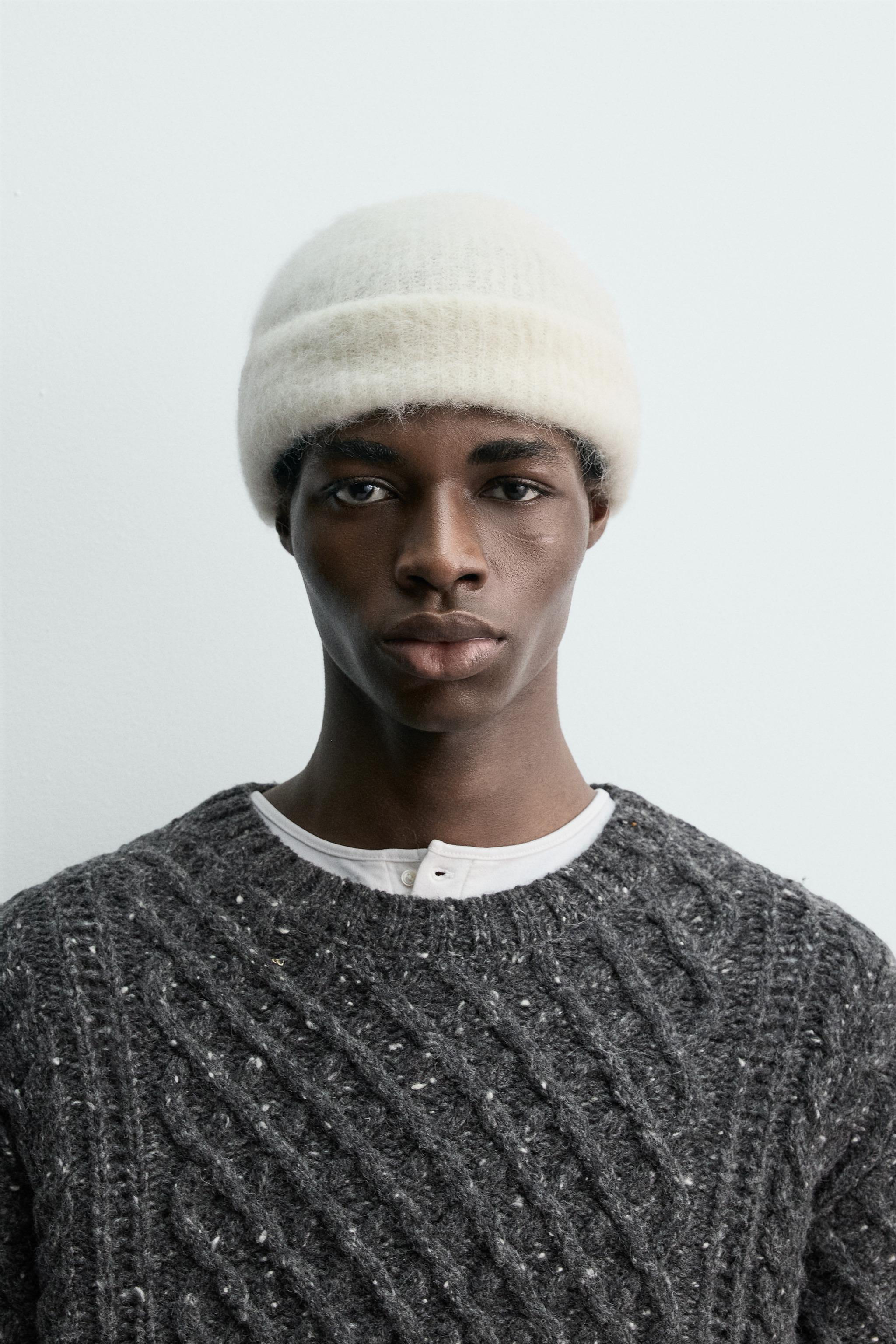 ALPACA BLEND BEANIE HAT